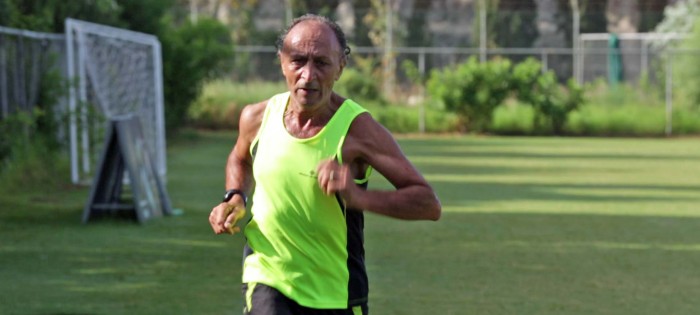 Yiannakis in allenamento campo medio tagliata