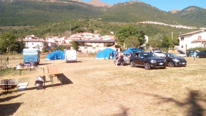 tendopoli norcia terremoto