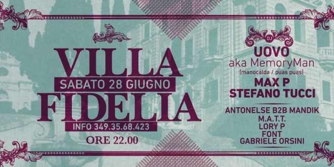 Dance night a Villa Fidelia