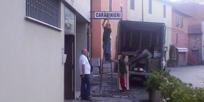 Caserma di Ponte D’Oddi, smantellamento in corso
