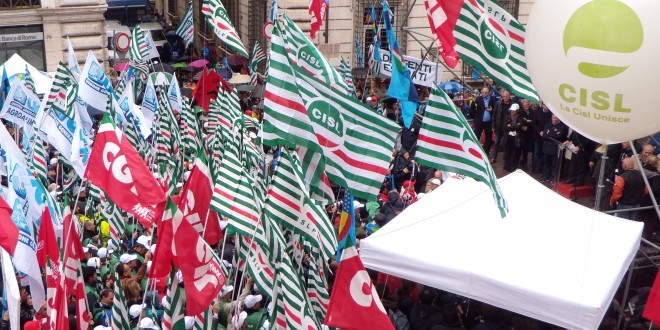 Cassa integrazione in deroga: 11 luglio Cgil, Cisl e Uil in piazza a Perugia