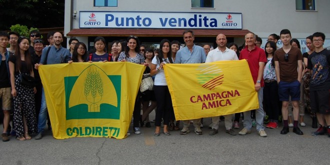 Trecento cinesi in visita alla sede del Gruppo Grifo agroalimentare