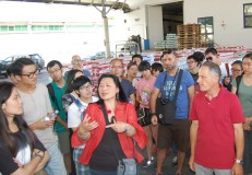 Un momento della visita