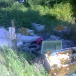 Discarica abusiva a Cannara - Via destra Topino (posto 1)