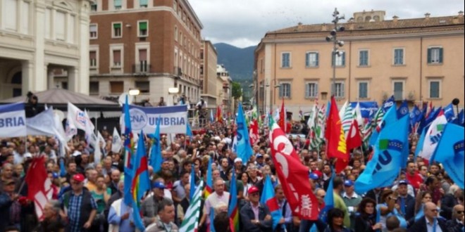 Vertenza Umbria, la Cgil “Il lavoro prima di tutto”