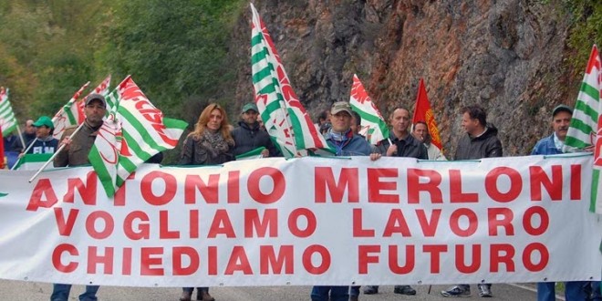 Ex Merloni, oltre 1400 licenziamenti tra Umbria e Marche