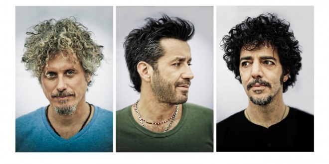 Fabi-Silvestri-Gazzè, il trio delle meraviglie stasera a Perugia