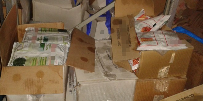 Terni, maxi sequestro di prodotti alimentari