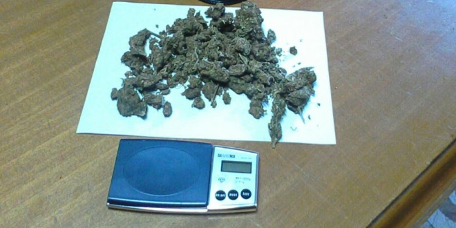 San Giustino, diciassettenne trovato in possesso di circa 80 grammi di marijuana