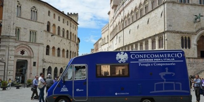 Farà tappa mercoledì 3 a Deruta l’ufficio mobile di Confcommercio Perugia