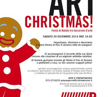 “Art Christmas. Festa di Natale tra leccornie d’arte”, sabato a Palazzo Penna