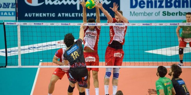 Volley, la Sir batte 3-0 il Noliko Maaseik