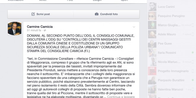 Palazzo dei Priori, Camicia sfida la maggioranza