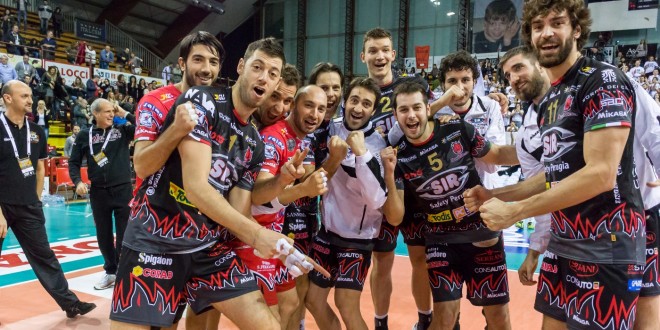 Volley, la Sir Safety Perugia vola alla Final Four di Coppa Italia