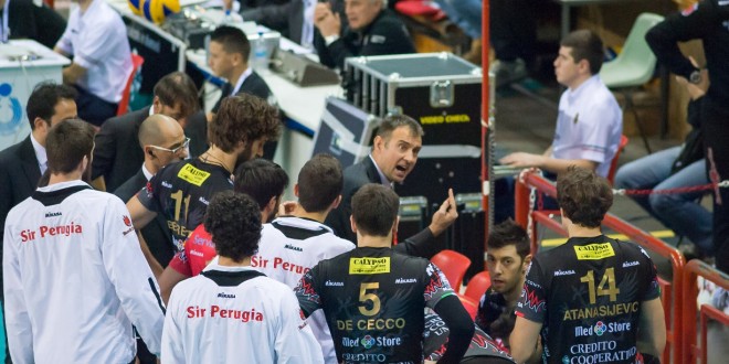 Volley A1, il tecnico della Sir Safety Perugia Grbic: “Dopo un buon primo set si è spenta la luce”