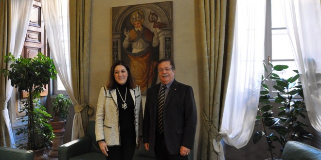 Palazzo Donini, la Marini riceve il nuovo presidente della Corte dei Conti