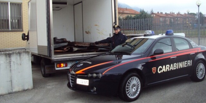 Ruba 25 kg di rame, denunciato narnese