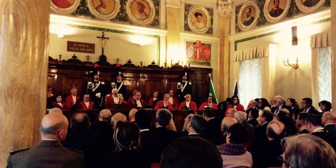 Perugia, inaugurato l’anno giudiziario. Dai dati dei fallimenti emerge la crisi in Umbria