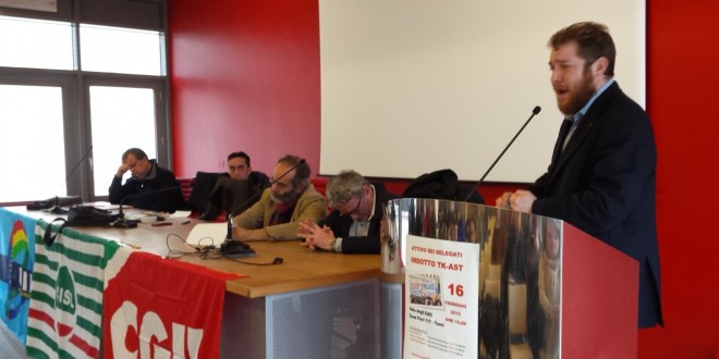 Terni, i sindacati pronti ad aprire la vertenza per l’indotto Ast