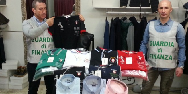 Spoleto, Guardia di Finanza sequestra oltre 200 prodotti contraffatti