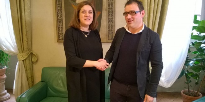 Lavoro, summit tra il presidente Marini e il coordinatore di Confesercenti Lupatelli