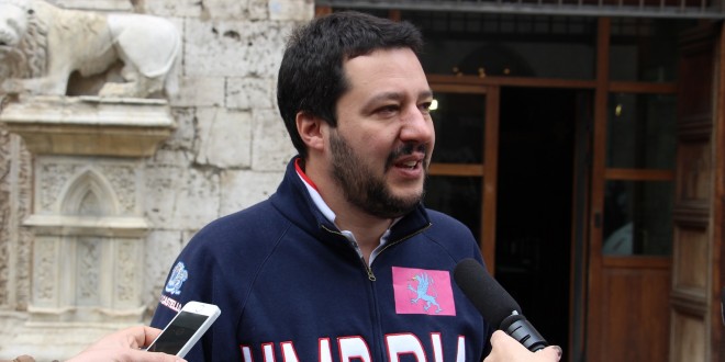 Salvini a Perugia, “Sul delitto di Mez chi ha sbagliato paghi”