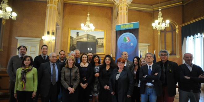 Presentata ufficialmente la lista “Civica” a sostegno della candidatura della Marini