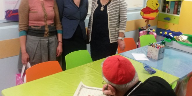 Bassetti visita l’Oncologia Pediatrica del Santa Maria della Misericordia