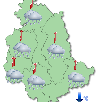 Meteo, arriva il maltempo: piogge, vento e temperature in calo