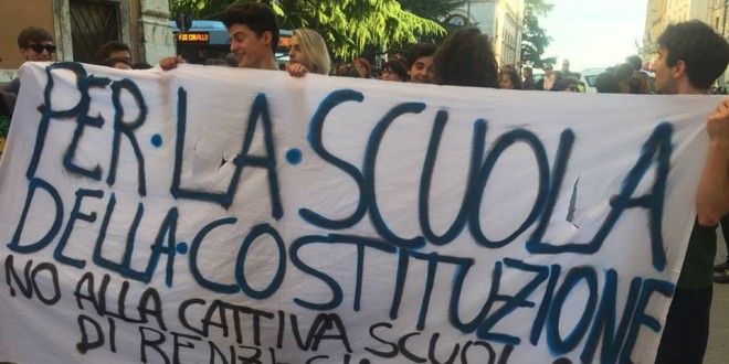 Scuola: anche a Perugia la manifestazione dei docenti