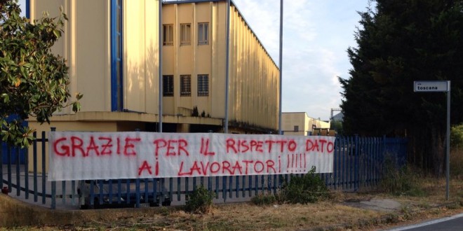 Todi, sciopero a oltranza per i lavoratori dell’Aisa-Trelmet