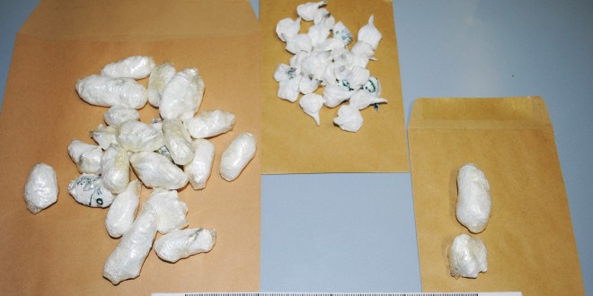 Arrestato un pusher albanese: aveva nascosto nella boscaglia quasi due etti di cocaina pura