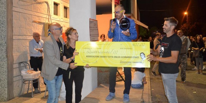 Avanti Tutta onlus, Leonardo Cenci ha ritirato il premio “L’Unanuova”