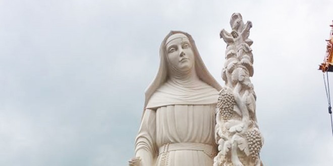 Cascia, verrà inaugurata il 18 ottobre la grande statua di Santa Rita