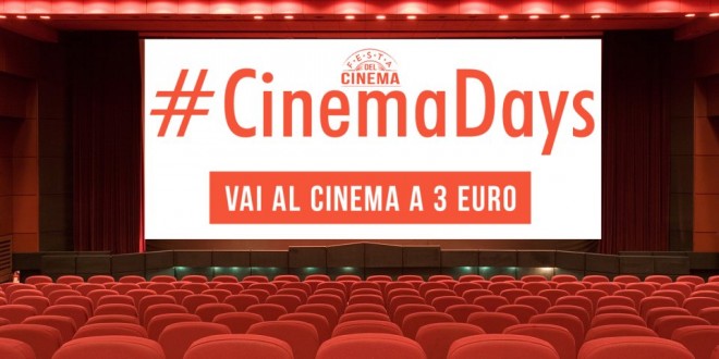 Torna la festa del cinema: dal 12 al 15 ottobre i film a 3 euro
