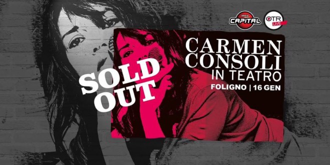 “Foligno musica” fa subito il botto: sold out il concerto di Carmen Consoli