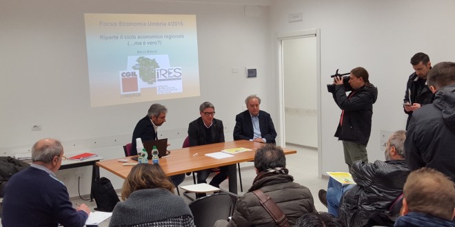 Ires Cgil: la ripresa in Umbria? Sì, ma da dove siamo partiti?