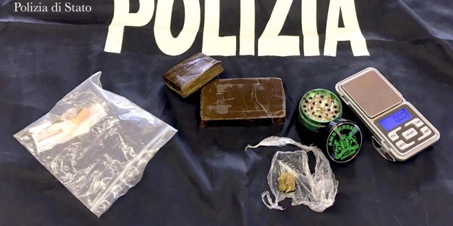 Ancora controlli della polizia nei locali del sabato sera: arrestato 19enne incensurato, per spaccio di hashish
