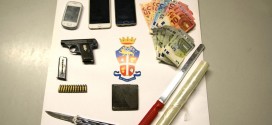 Foligno: pistola, munizioni e droga all’interno di un esercizio commerciale: due arresti dei carabinieri