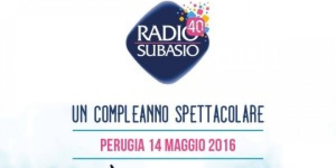 Presentato ufficialmente il concertone di Radio Subasio: “Un compleanno spettacolare”. Ecco gli artisti coinvolti in arrivo a Perugia