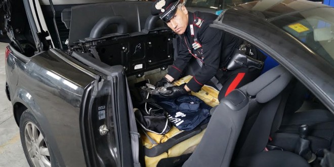 Perugia, i carabinieri sequestrano 25 kg di hashish