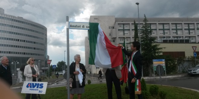 E’ realtà la rotatoria intitolata ai “Donatori di Sangue”