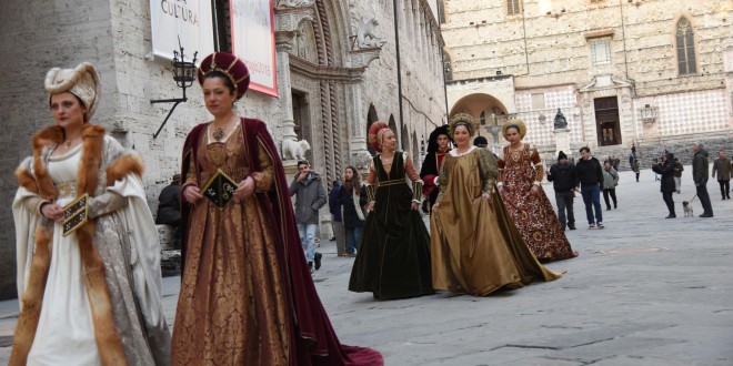 Perugia 1416, il rione di Porta Eburnea vince al tiro del giavellotto