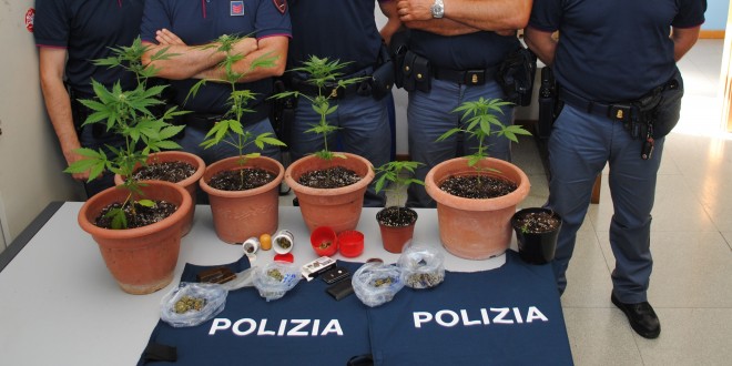 Controlli antidroga della polizia nell’area verde: arrestato un 46enne incensurato
