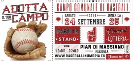 Al via la rassegna “Adotta il tuo campo” dedicata al baseball umbro