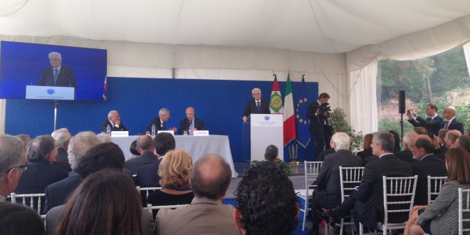 Ponte Felcino, Mattarella in visita alla Scuola di giornalismo