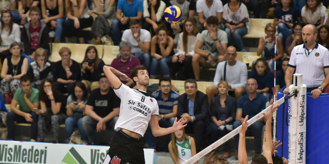 Volley, finisce a Siena il precampionato della Sir Safety Conad Perugia: vittoria al tie break con la Emma Villas