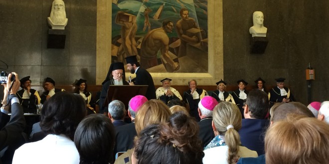 Università per Stranieri di Perugia: conferita la laurea Honoris Causa in “Relazioni internazionali e cooperazione allo sviluppo” a Bartolomeo I, arcivescovo di Costantinopoli