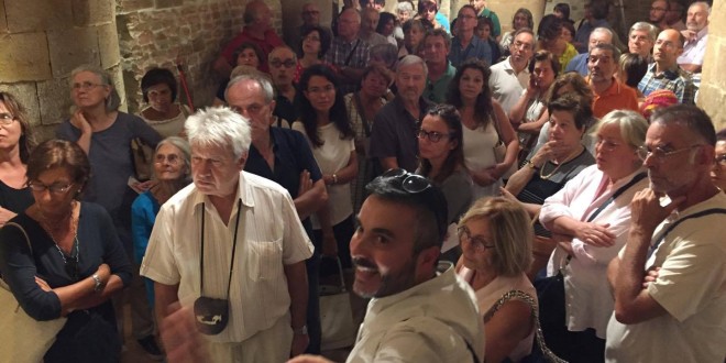 Città della Pieve, decine di visitatori nelle cripte del Duomo con un pensiero a Norcia