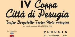 Perugia, tutto pronto per l’edizione 2017 della rievocazione storica “Trofeo Borgobello – Trofeo Moto Perugina”
